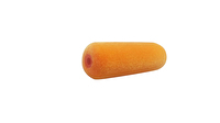 Flockrolle Orange 11 cm beidseitig abgerundet.